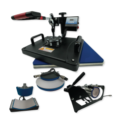 5-in-1 Heat Press Machine for T-Shirts, Mugs, Caps & Plates 5-in-1 Heat Press Machine for T-Shirts, Mugs, Caps & Plates