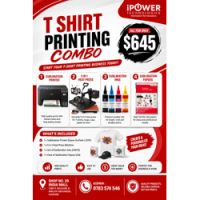 T-Shirt Printing Sublimation Combo – Complete Starter Kit